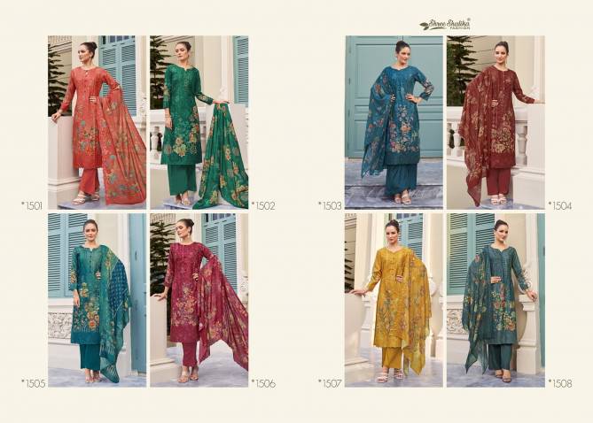 Shree Shalika Vol 105 Embroidery Printed Cotton Salwar Suits Wholesale Online
